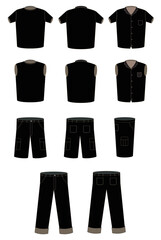 set of clothes