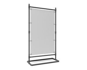 Poster Stand with transparent background.