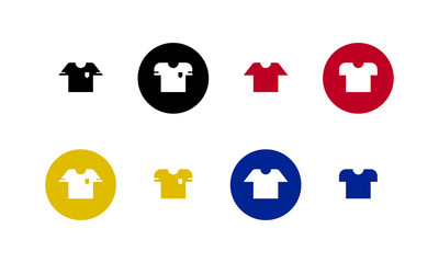 shirt icon. shirt, undershirt, singlet, clothes or clothing in flat concept.