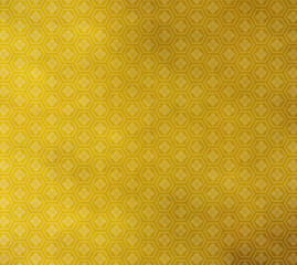 日本の伝統　金色和紙の和柄テクスチャ