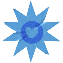 Sticker star heart