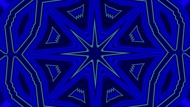 movimiento de fondo abstracto con estrellas de diferentes tama&ntilde;os, movimientos y colores que crean una imagen din&aacute;mica y colorida en verde como ne&oacute;n en fondo azul.