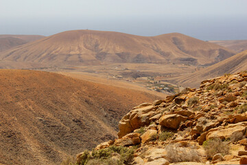Landscape of the Canary Islands. Fuerteventura, Spain