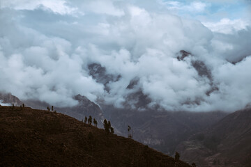 Landscape. Colca Canyon in the Andes, Peru.