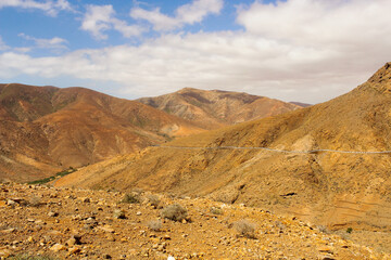 Landscape of the Canary Islands. Fuerteventura, Spain