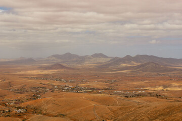 Plakat Landscape of the Canary Islands. Fuerteventura, Spain