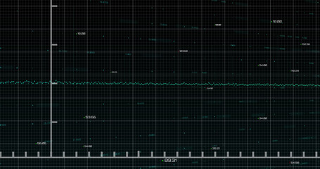 Image of data processing over globe