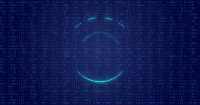 Image of data processing and stagflation text over circles - Powered by Adobe