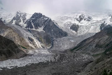 Photo sur Plexiglas Nanga Parbat Beautiful shot of Rakhiot glacier and Nanga Parbat in karakoram ,Pakistan