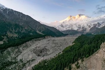 Peel and stick wall murals Nanga Parbat Beautiful shot of Rakhiot glacier and Nanga Parbat in karakoram ,Pakistan