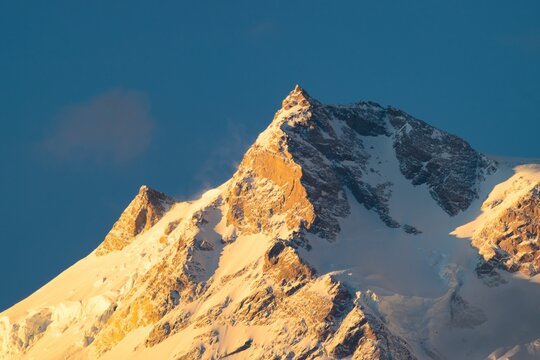 Beautiful shot of Nanga Parbat mountain from Fairy Meadows, karakoram highway, Pakistan