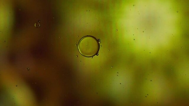 Bubble with psychedelic background - Abstract concept