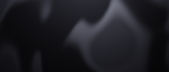 black podium stage pedestal for cosmetic product showcase scene, 3d illustration rendering