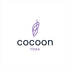 minimal cocoon yoga logo