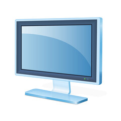 Monitor or display icon for personal computer or system unit