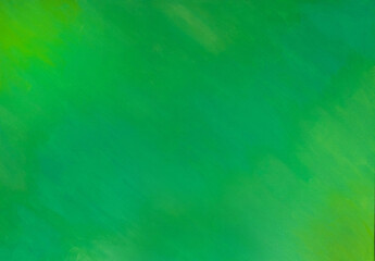green background hand painted oil painting