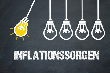 Fototapeta premium Inflationssorgen 