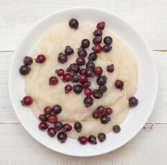 Semolina porridge