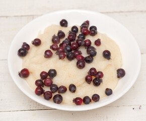 Semolina porridge