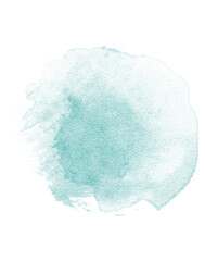 Pastel watercolor paint stain background circle 