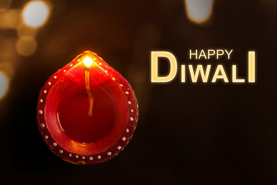 Diya oil lamps for the Diwali festival