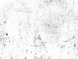 Abstract vector noise. Small particles of debris and dust. Distressed uneven background. Grunge texture overlay with rough and fine grains isolated on white background. illustration.	