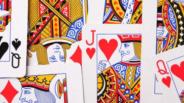 Close-up of playing cards