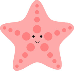 Cute starfish cartoon