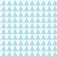 Cute seamless hand-drawn patterns. Stylish modern vector patterns with blue triangles. Funny Infantile Repetitive Print