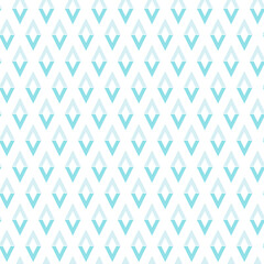 Cute seamless hand-drawn patterns. Stylish modern vector patterns with blue diamonds. Funny Infantile Repetitive Print