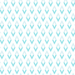 Cute seamless hand-drawn patterns. Stylish modern vector patterns with blue diamonds. Funny Infantile Repetitive Print