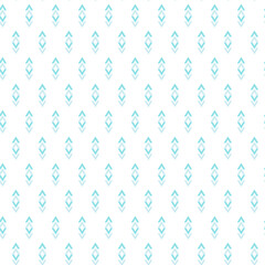 Cute seamless hand-drawn patterns. Stylish modern vector patterns with blue diamonds. Funny Infantile Repetitive Print