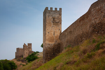 Fototapeta na wymiar medieval fortress in the Crimea