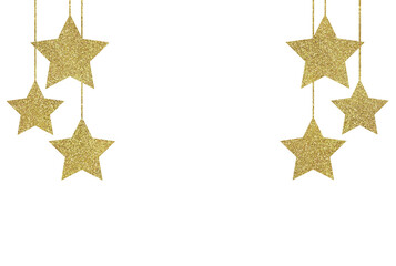 golden frame with stars