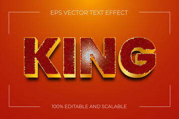 King 3D Text Effect