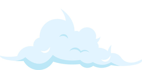 Obraz premium Sky cloud icon. Vector illustration