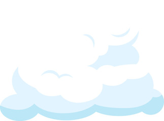 Obraz na płótnie Canvas Sky cloud icon. Vector illustration