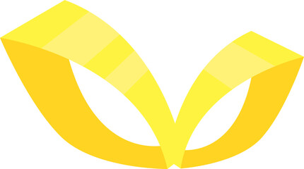 Ribbon Bow icon. Vector illustration