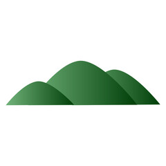 mountain scenery silhouette