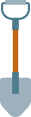 Shovel Camping Equipment icon. Vector illustration