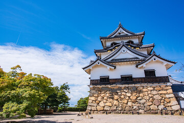 滋賀県彦根市　夏の国宝彦根城天守