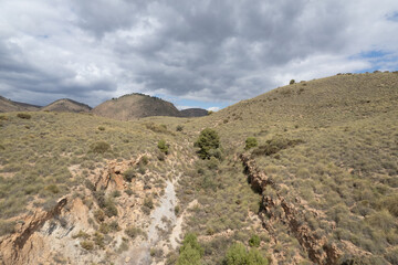 mountainous landscape in the south of Spain