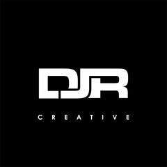 DJR Letter Initial Logo Design Template Vector Illustration