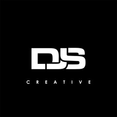 DJS Letter Initial Logo Design Template Vector Illustration