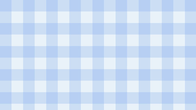 cute pastel big blue gingham, checkers, plaid, checkerboard backdrop illustration, perfect for wallpaper, backdrop, background