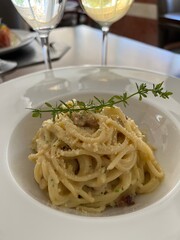 spaghetti with sauce
