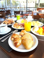 breakfast on the table