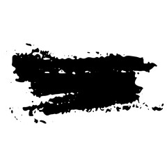 Brush stroke abstract symbol.