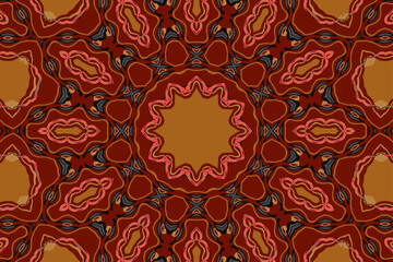 Festive seamless geometric pattern background