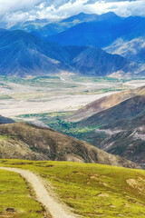 Fototapeta na wymiar Tibetan plateau scenery.